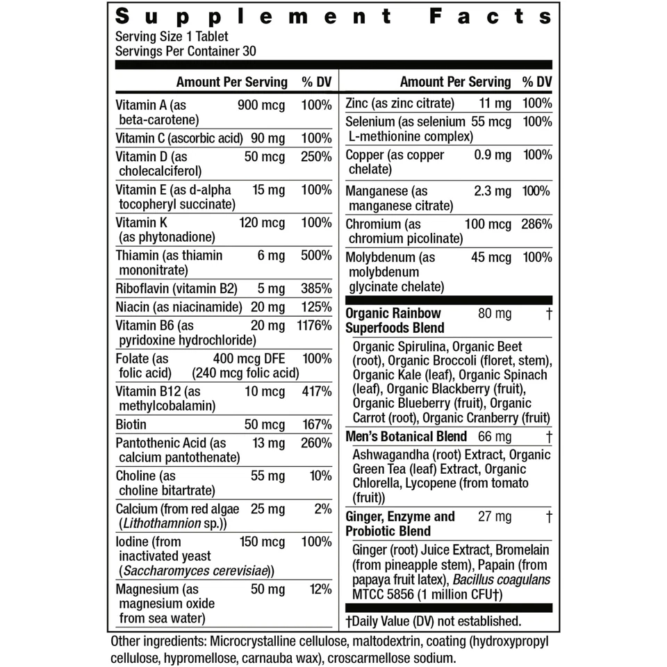 Paquete de 30 unidades de vitaminas para mantenerse bien mejorar su salud y bienestar Foto 2 de 4
