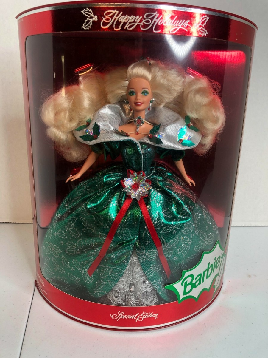 Vintage Happy Holidays Special Edition 1995 Barbie NIB | eBay
