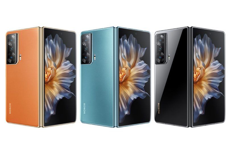 HONOR-Celular de Tela Dobrável, Magic Vs, 5G, 7.9 Polegadas, Snapdragon 8,  Gen1, 5000mAh, 66W Carregamento Rápido, 54MP, NFC, Original, Novo, Oficial