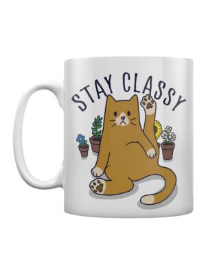 Stay Classy Cat Tasse