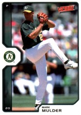 Mark Mulde P Athletics Upper Deck Victory Baseball Card #32 2002