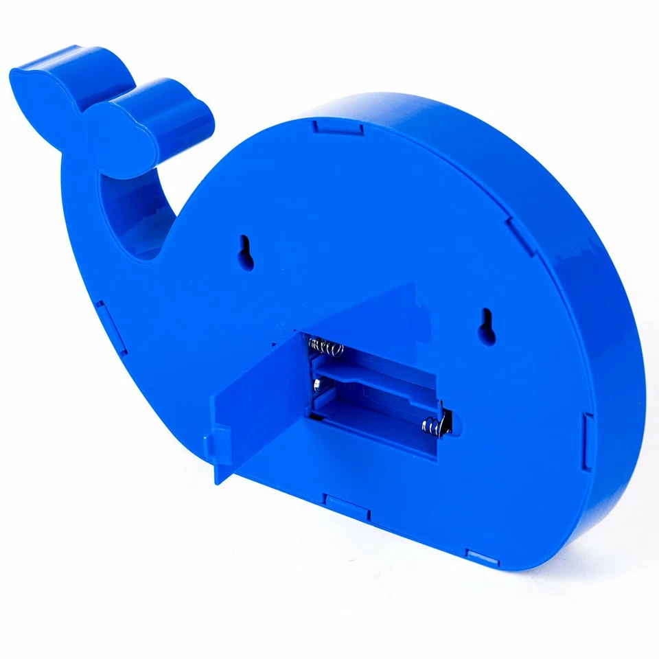 Nuevo Acogedor Luz de Noche LED Lindo Decrativo Ballenas Azules Paquete de 2 Divertidas Luces de Habitación para Niños Foto 2 de 4