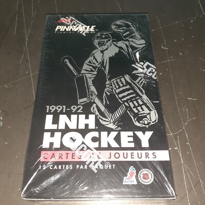 1991-92 Score Pinnacle LNH Hockey Cards Factory Sealed Box - French - NHL    (b)