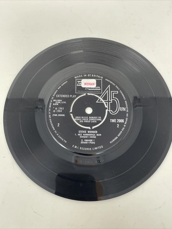 TAMLA MOTOWN  - STEVIE WONDER - "STEVIE WONDER" 7” Mono - Image 3 of 4