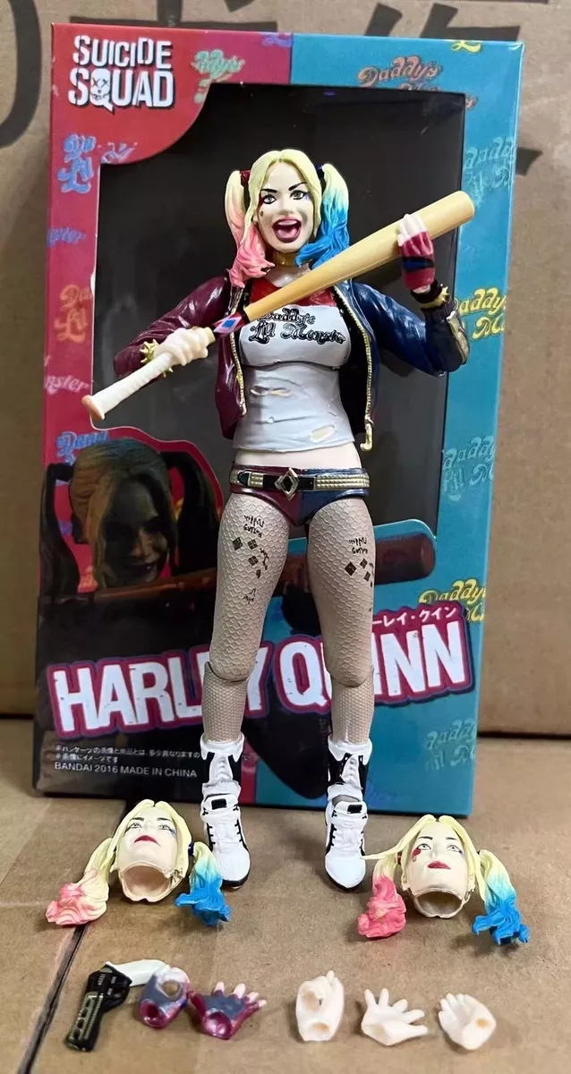 Suicide Squad Harley Quinn SHF Action Figure Toys Set Joker PVC