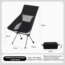 Fishing Beach Picnic Chair Camping Chair Folding Outdoor Portable Lightweight AU