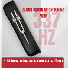 337Hz Tuning Fork for Blood Circulation, Pain Relief, Soreness & Stiffness