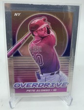 2021 Panini Chronicles Pete Alonso Overdrive #22 New York Mets Baseball