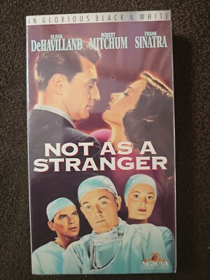 Not As a Stranger VHS 1955/1992 Classic Film  B&W NEW Sealed