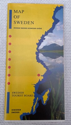 Sweden road map - 1992 - English language