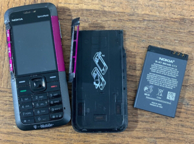 Nokia XpressMusic 5310 - Black and Purple (T-Mobile) Cellular