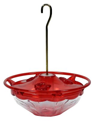 Aspects Mini HummBlossom Hummingbird Feeder, 4 oz, Rose, red, 5'''' x 5.5'''' x 2...