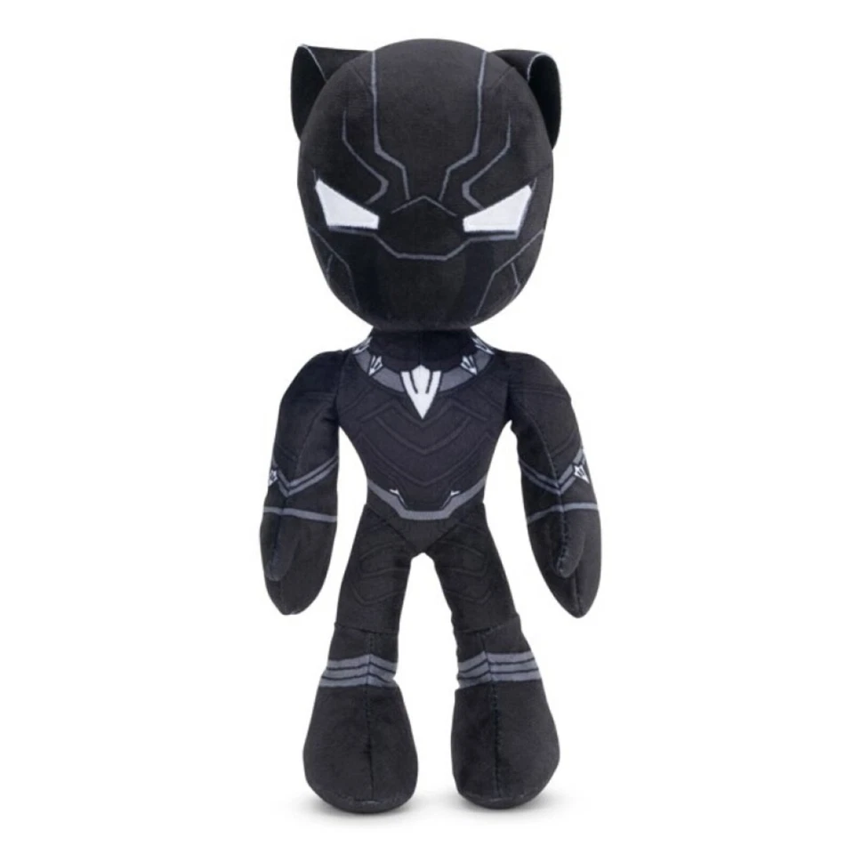 DISNEY Marvel Black Panther Plüschtier 25 cm – Kuscheltier Superheld, Wakanda, Geschenk