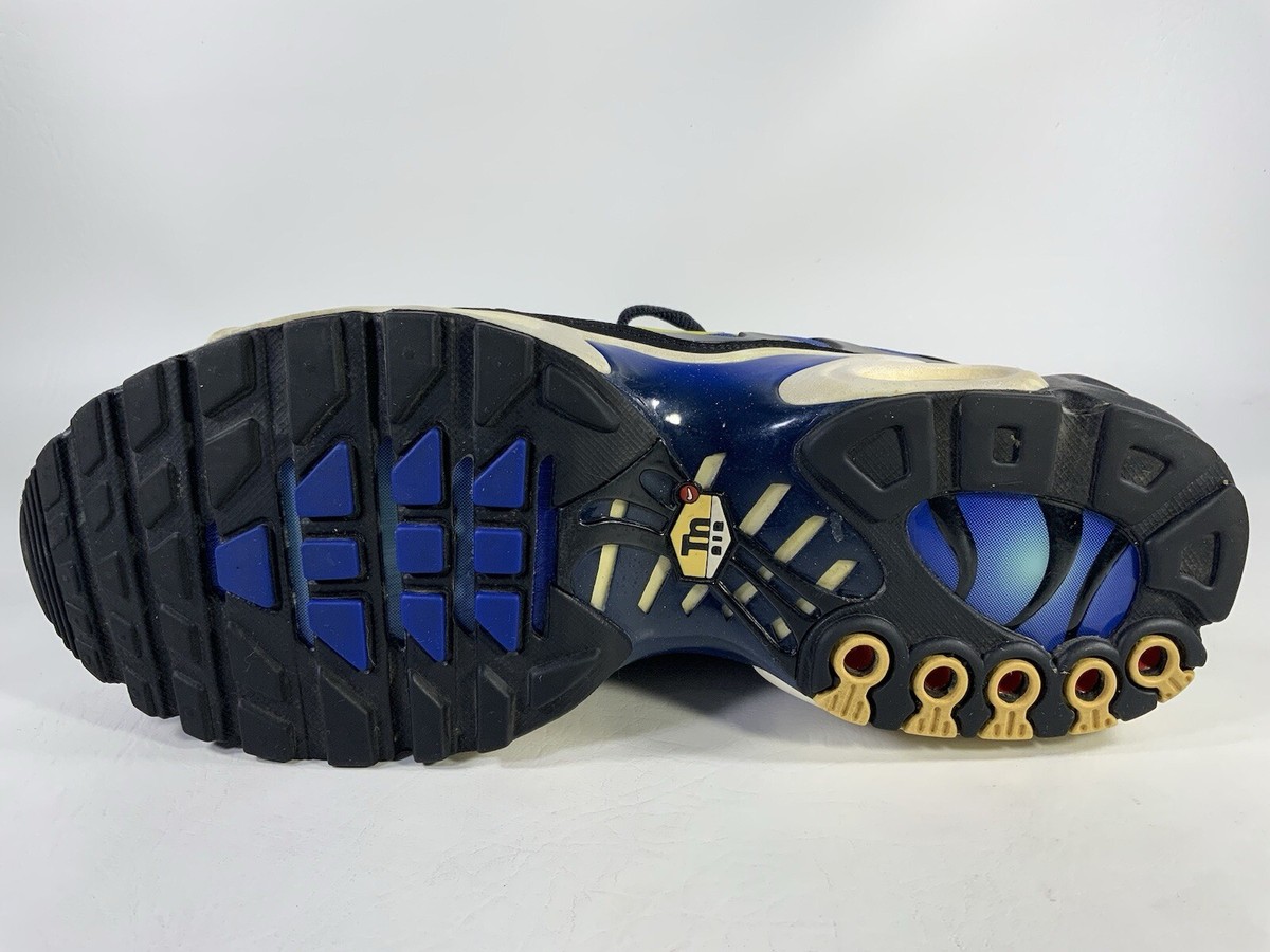Nike Air Max Plus Tn Hyper Blue Black Yellow White Mens Size