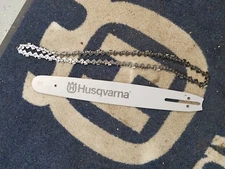Husqvarna OEM 16" bar and chain 3/8 LP 120,130,135, 141,240 many others