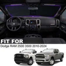For 2010-2024 Dodge Ram 2500 Cab Windshield Sun Shade UV Rays Block Window Cover