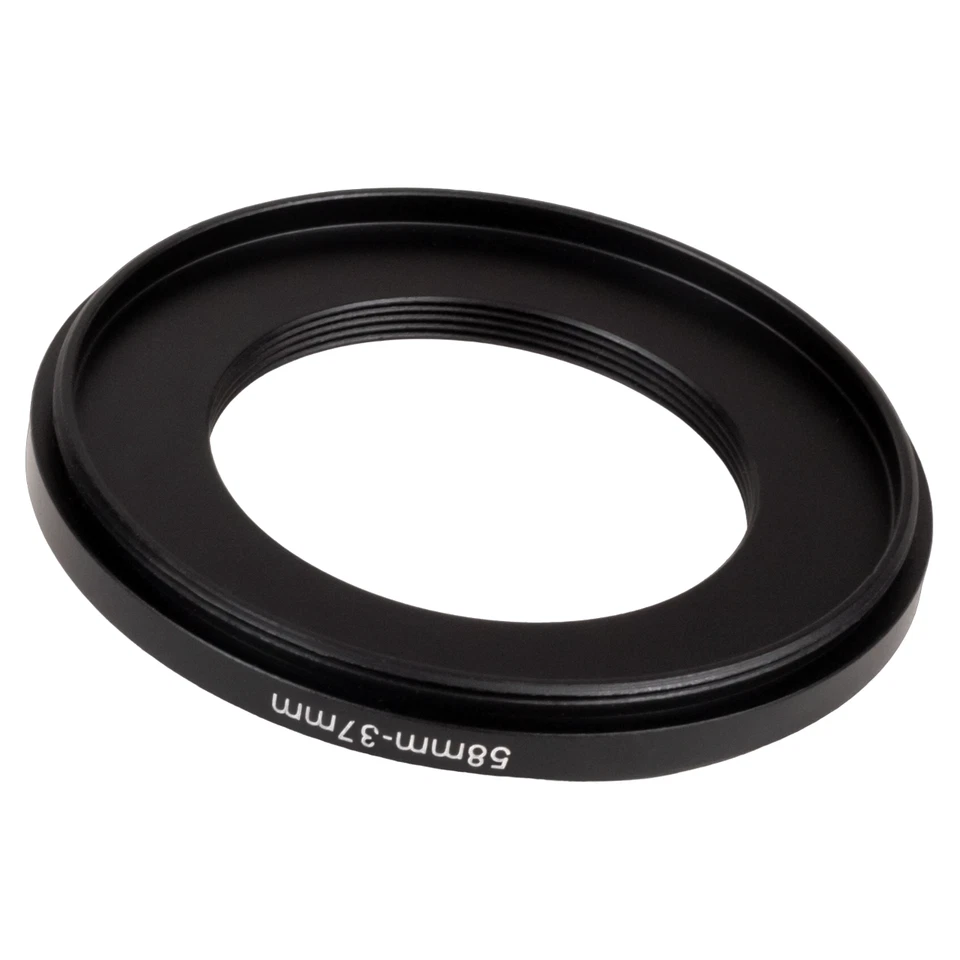 58mm to 37mm 58mm-37mm Stepping Step Down Filter Ring Adapter - Image 2 of 2