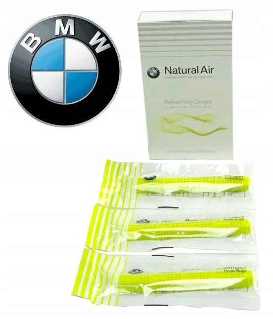 Genuine BMW Natural Air Refill Kit Fresh. Stick refreshing Ginger  83122466399