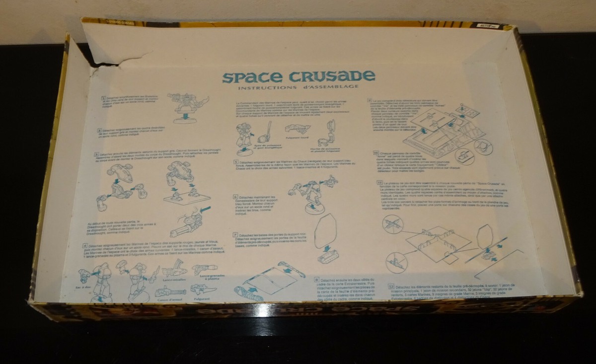 JEU DE SOCIÉTÉ SPACE CRUSADE édité par MB JEUX en 1990 - VF - INCOMPLET EUR 64,90 - FR