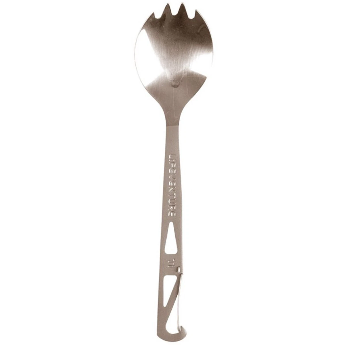 Spork Camping Ultralight En Titane - Cuillère Fourchette Argent - J_jr
