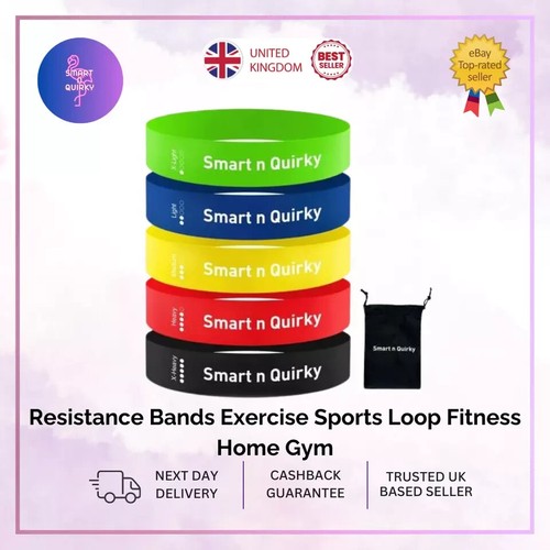 Resistance Bands – Premium Multicolour Loop Bands for Strength Training and yoga - Picture 3 of 19