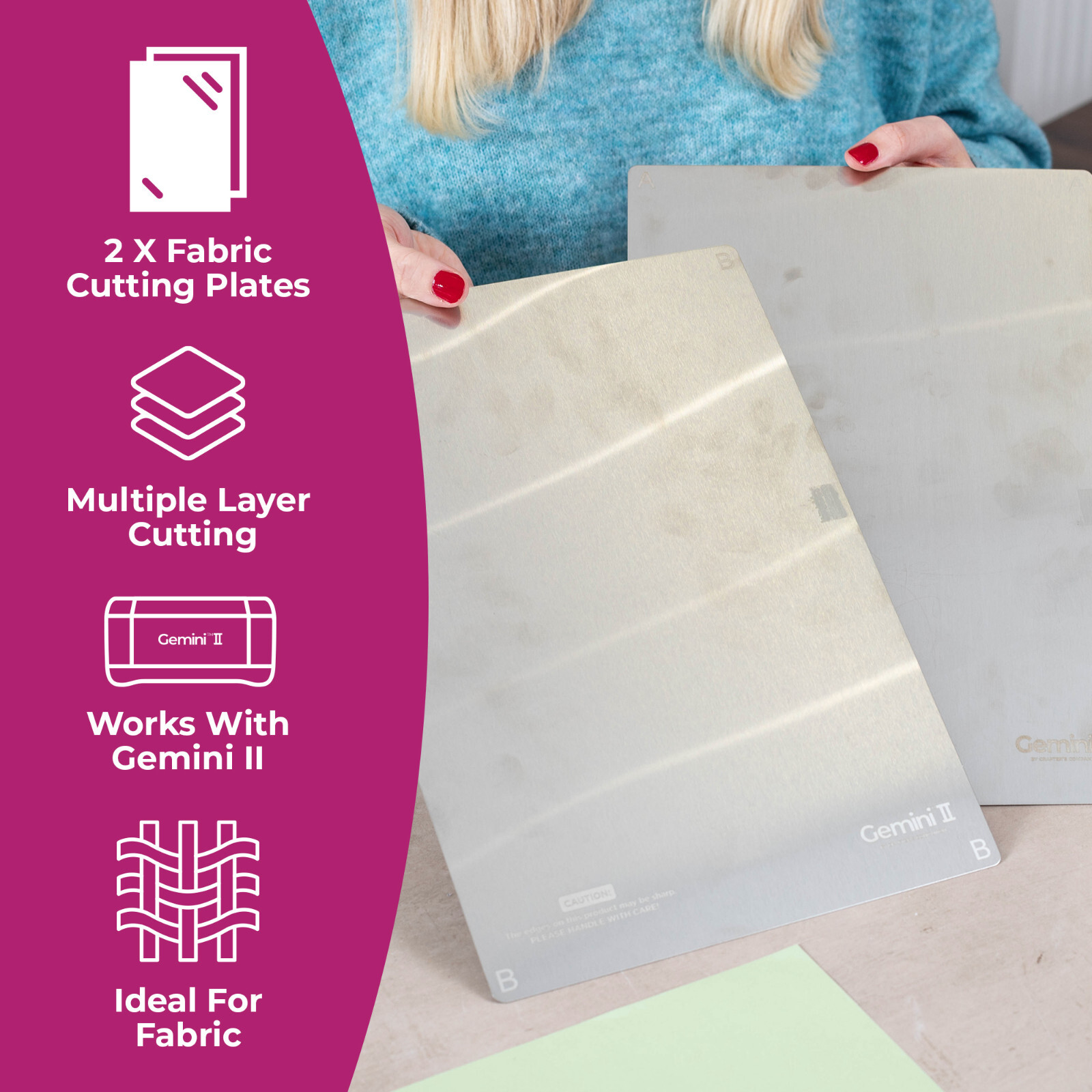 Gemini II Replacement Plate Accessories 9" x 12.5" Fabric Cutting