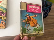 Mary Poppins P.L. Travers 1st Hard Cover Dust Jacket Middle East Art 1967 Rare