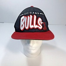 New Era CHICAGO BULLS Snapback Cap Hat 59FIFTY NBA Hardwood Classics Red/Black