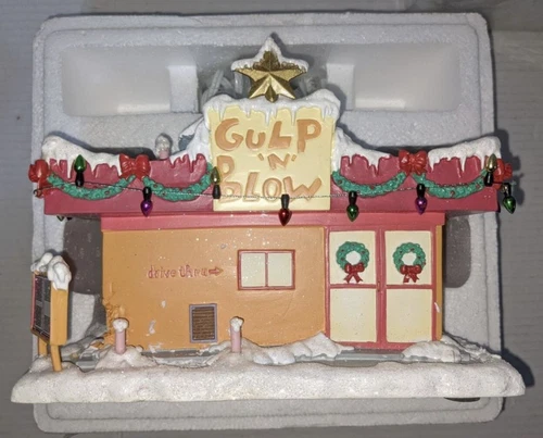 Hawthorne Village The Simpsons Christmas Gulp and Blow New In Box Certificate