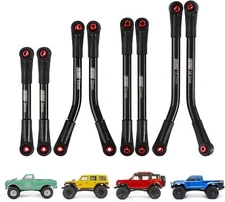 INJORA High Clearance 4 Links Set Stainless Steel Links Set for SCX24 C10 JLU Br