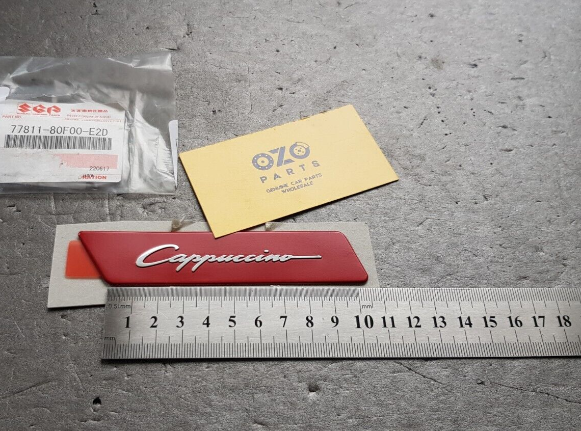 Genuine Suzuki Cappuccino right side badge logo 7781180F00E2D | eBay