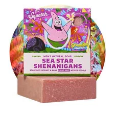 Dr. Squatch Ltd Ed. Bar Soap Spongebob Sea Star Shenanigans Light Grit 5oz