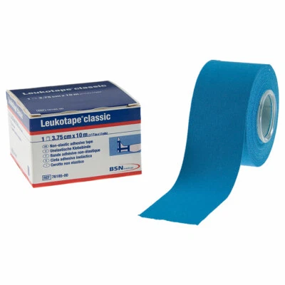 BSN Leukotape Classic, Sport Tape, Tape Verband, 10 m x 3,75 cm, blau - Bild 1 von 4