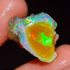 Natürlicher äthiopischer Opal grobes Exemplar Opal Welo Feuerkristallopal ca....