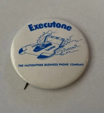 1983 EXECUTONE U-8 Pinback Button Hydroplane Boat Racing