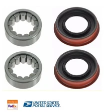 Wheel Bearing & Seal Rear LH & RH PAIR for Chevy GMC Hummer 8.5 8.6 GM AAM Axle