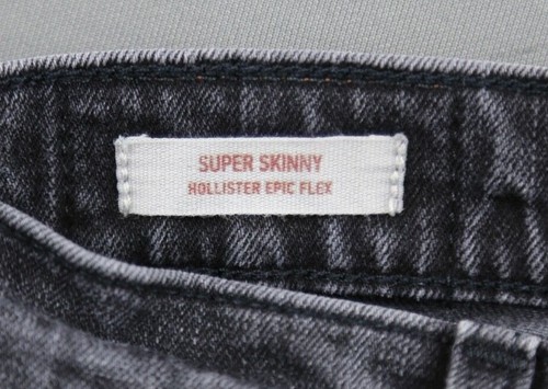 Herren Hollister Jeans Super Skinny Epic Flex Stretch Schwarz Gr. 32x30 (Msr 32x28) - Bild 4 von 9