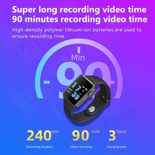 Mini Cámara Watch1080P HD DV Profesional Digital Voz Video Grabadora Pulsera - Imagen 7 de 10