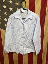 10 Tuck In US AIR FORCE USAF SHIRT WOMEN'S LONG Sleeve SERVICE DRESS BLUE G349