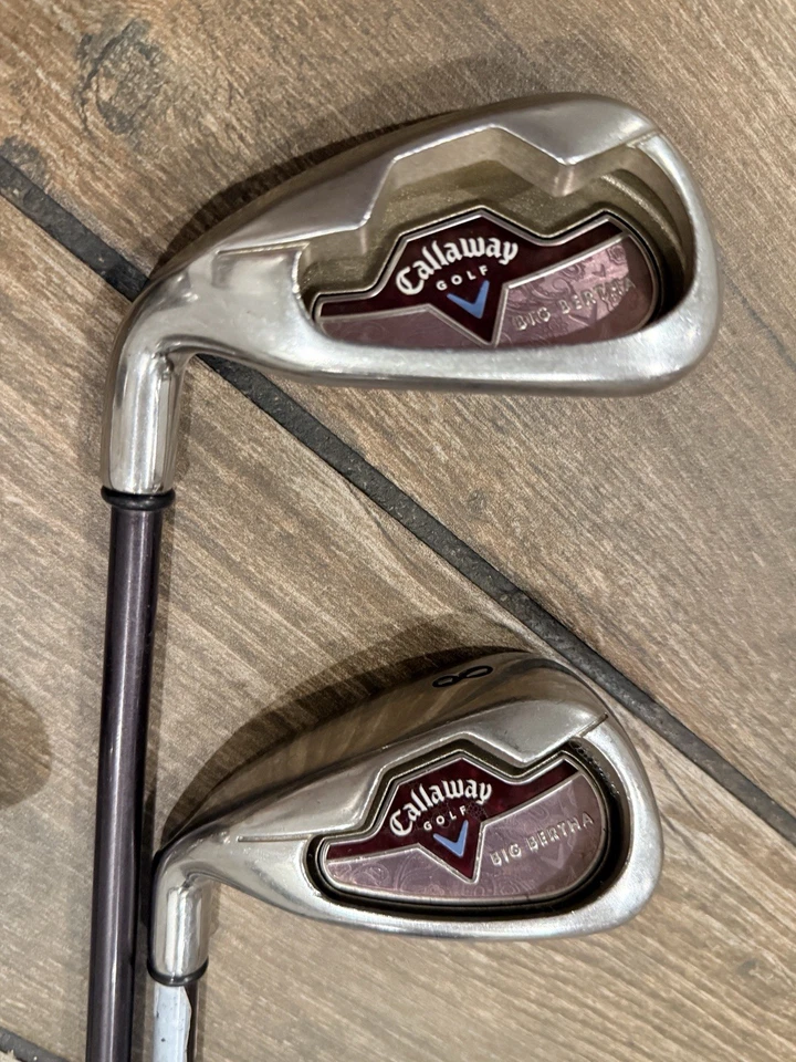 Callaway Big Bertha 2006 Iron Set 7, 8, 9, PW Ladies Flex Graphite Shaft LH Left - Image 3 of 4