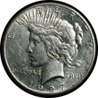 1927 Peace Dollar Scruffy Choice AU