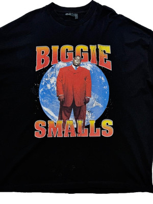 Notorious Big Biggie Planet Grafik Druck T-Hemd Kurzarm Gr. M Rap T-Hemd