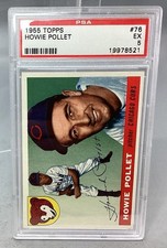 1955 Topps #76 Howie Pollet - PSA - 5 Excellent
