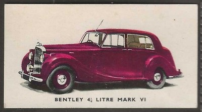 KELLOGGS - MOTORWAGEN (FARBIG) 1949 - #01 - BENTLEY 4,25 LITER MARK VI 