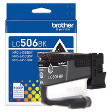 Brother Genuine LC506BK Black Ink Cartridge LC506 for INKvestment Printer Origin