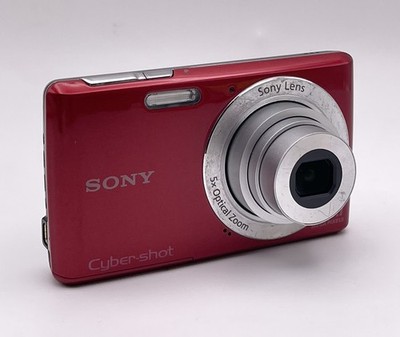 Sony Cyber-shot DSC-W620 14.1MP Digital Camera red w/ battery
