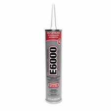 E6000 232021 Chemical Resistant Medium Viscosity Adhesive 10.2 oz. Pack of 12 