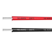 Electrical Wire 16 AWG 16 Gauge Silicone Wire Hook Up Wire Cable 20 Feet [10 ...
