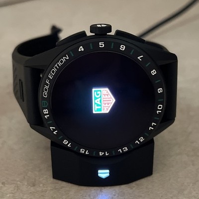 34mm TAG Heuer Connected Golf Edition Touchscreen Smartwatch Model SBR8A