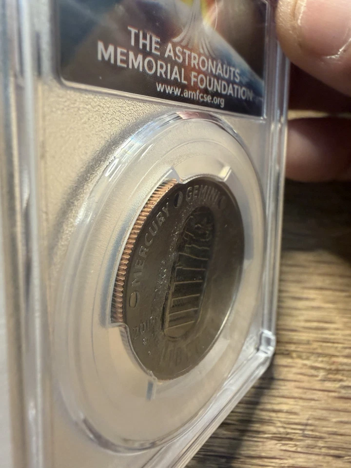 2019 S Apollo 11 50th Anniv FIRST DAY OF ISSUE 50C PCGS PR70DCAM - Image 3 of 3